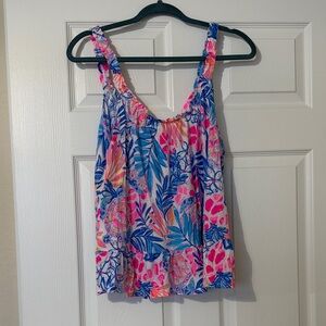 Lilly Pulitzer Pink and Blue Camisole